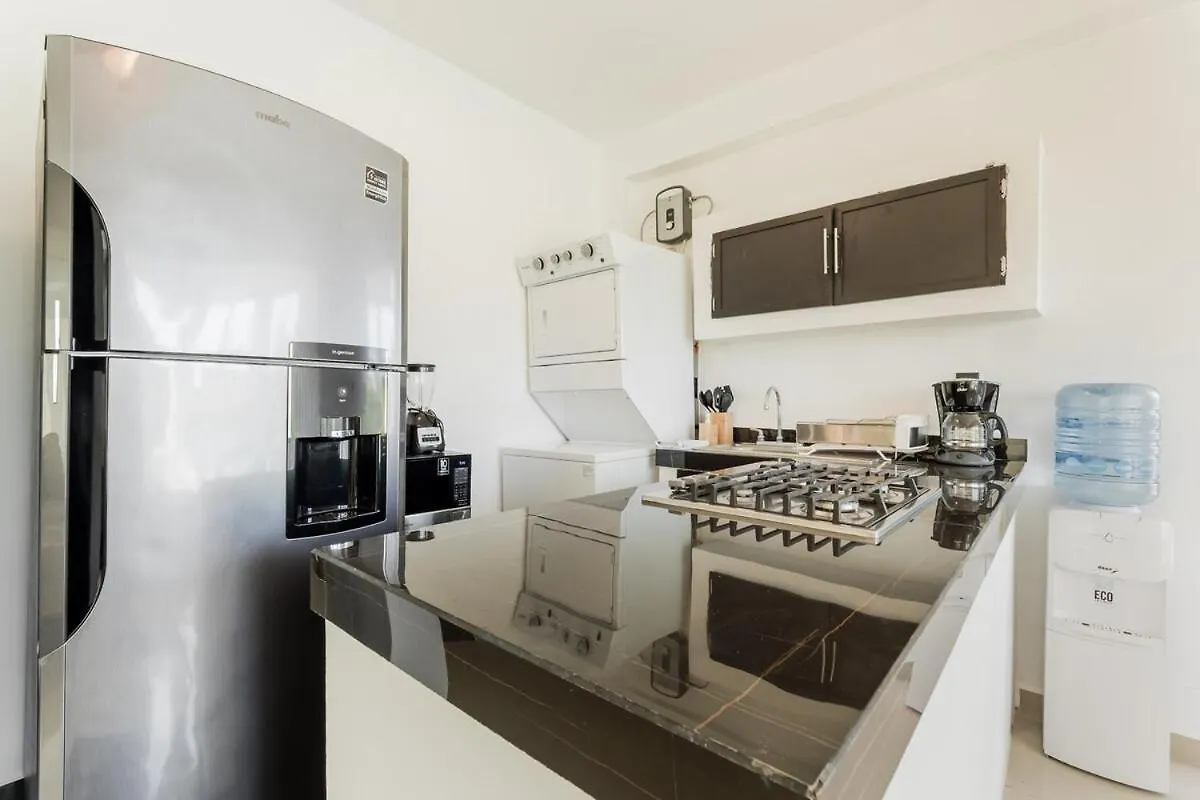 아파트 Confortable Lagoon Front 1 Bdr By Casa Paraiso 칸쿤 멕시코